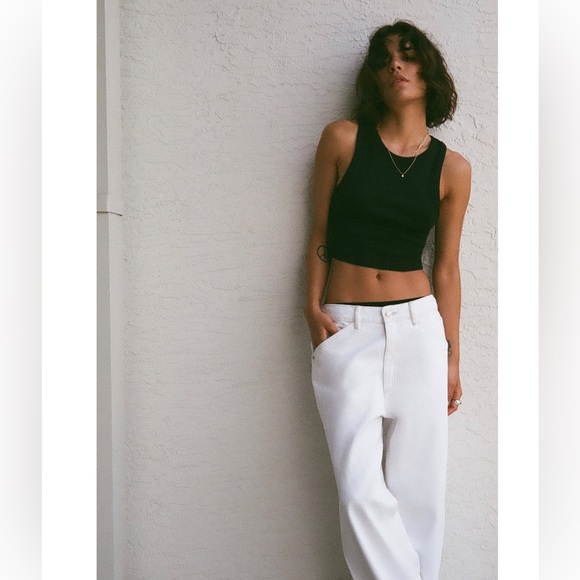 ZARA Super Wide Leg Jeans - Picture 2 of 16